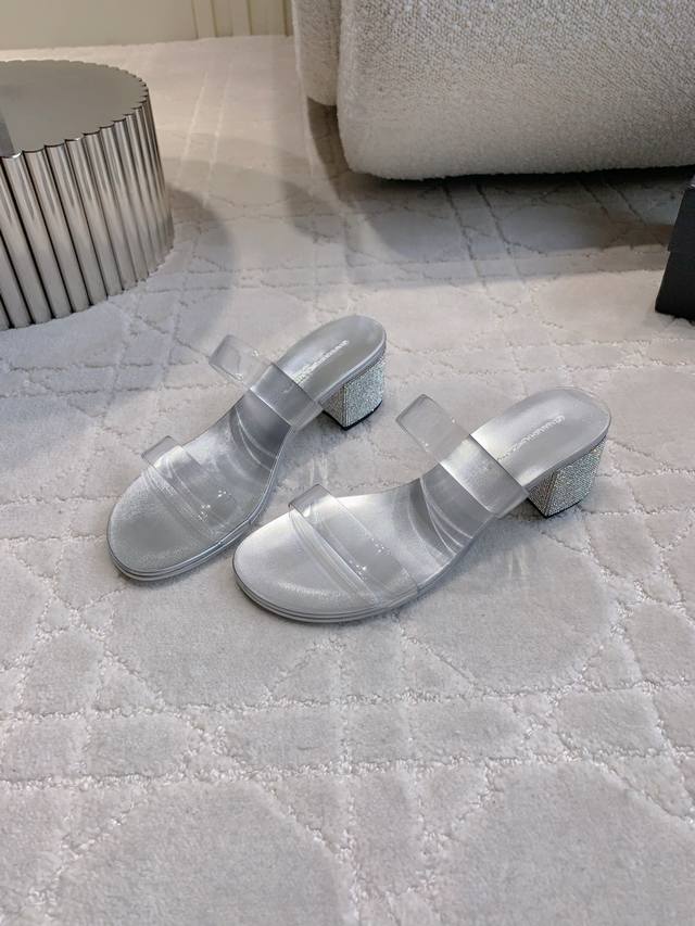 Factory Price P Giuseppe Zanott* Gz New Transparent Chunky Heel Sandals Authenti