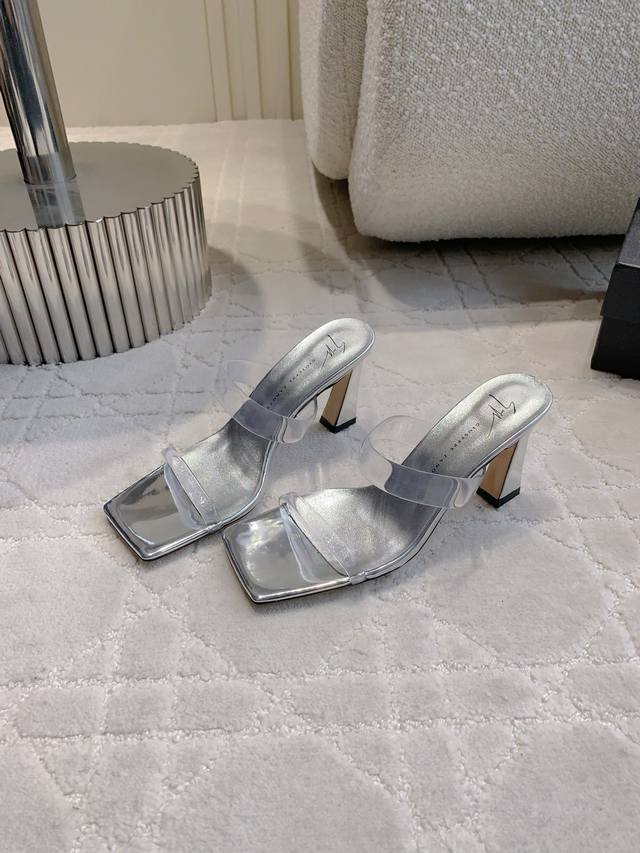 Low Heel, High Heel Giuseppe Zanott* Gz New Transparent High-Heel Sandals, Authe