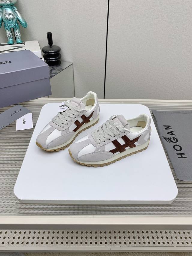 Women's High Version Hogan 25 86Er Series Sports Casual Agan Shoes Early Spring