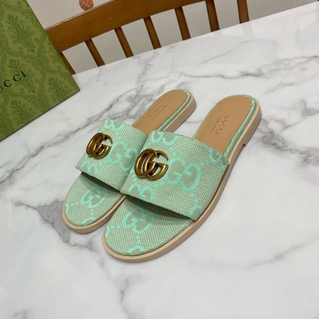 Emerald Green Gucci Gucci Buckle Chunky Heel Strappy Sandals, Featuring The Clas