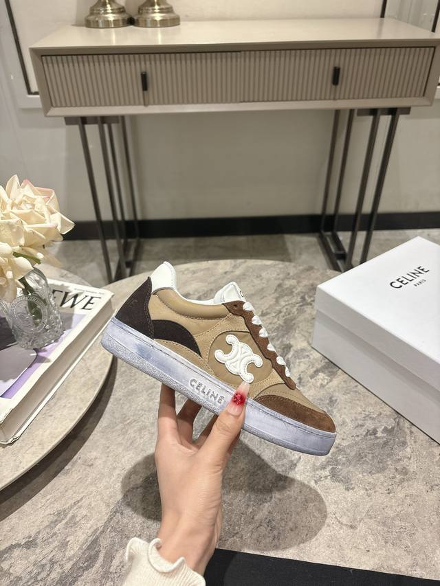 Celine Celine Runner Sneakers With Celine Logo On The Tongue And Heel. Celine Lo