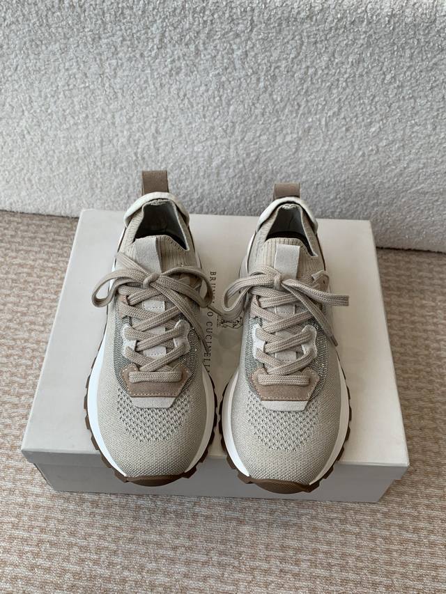 Brunello Cucinelli 25Ss Latest Bc Lace-Up Casual Shoes, Shoe Upper Made From Imp