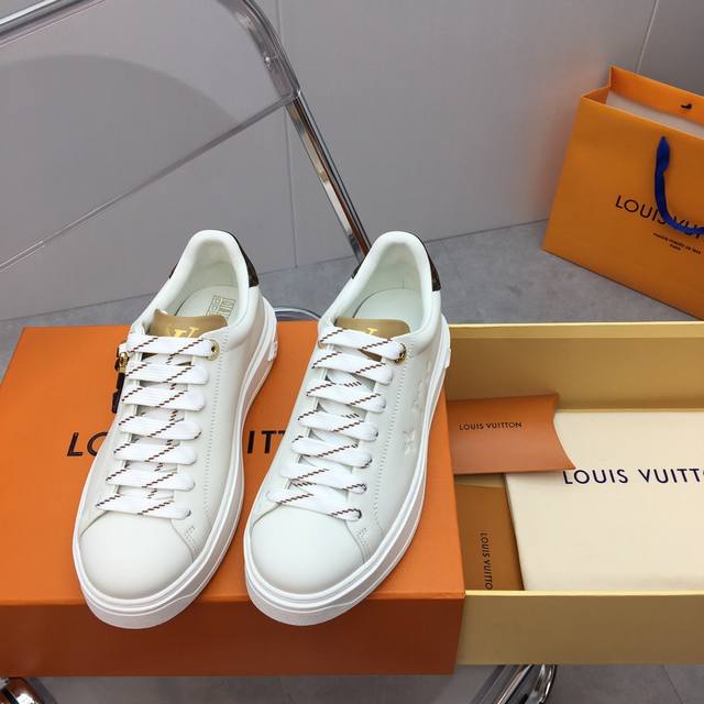 Time Out Series New Arrival Thick-Soled White Sneakers Fashion-Forward Design ~!