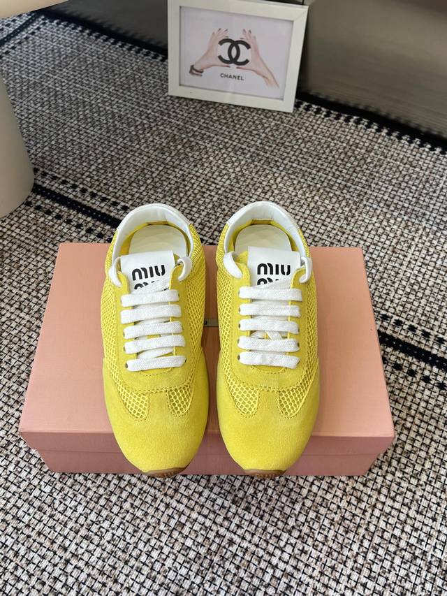 Top-Tier Version Miu Miu 25Ss Latest Dexun Shoes Walk All Day Without Fatigue, S