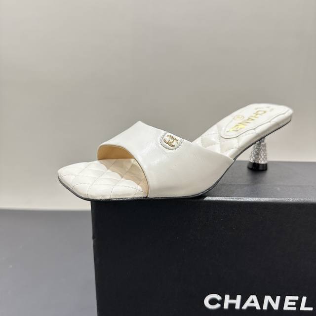 Chanel Chanel Classic Diamond-Patterned High-Heel Sandals, Blending Classic Eleg