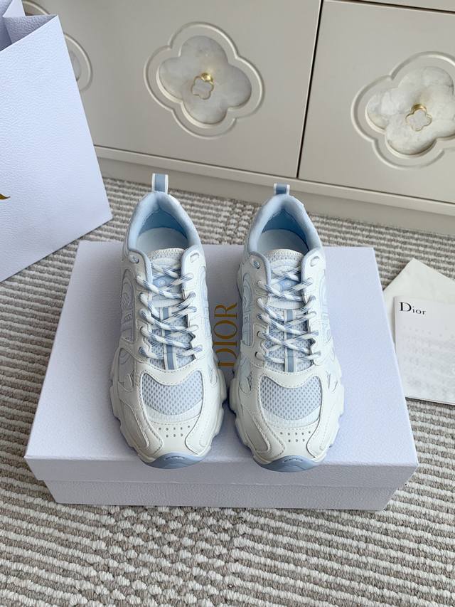 Dio R Dior 25 New Color Dior Chrono Cd Thick-Soled Retro Sports Shoes Top-Qualit