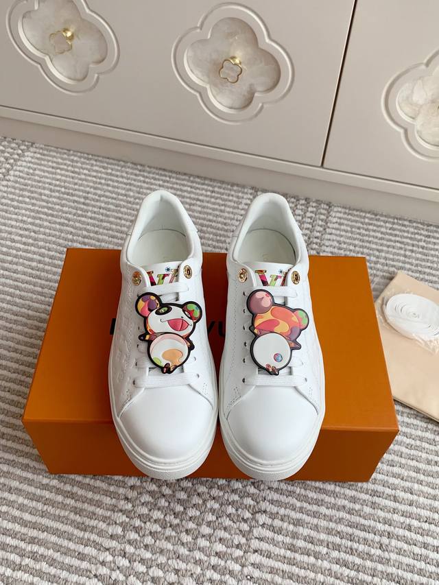 Lv Donkey House Tm Time Out Murakami Takashi Collaboration Series Thick-Soled Sn