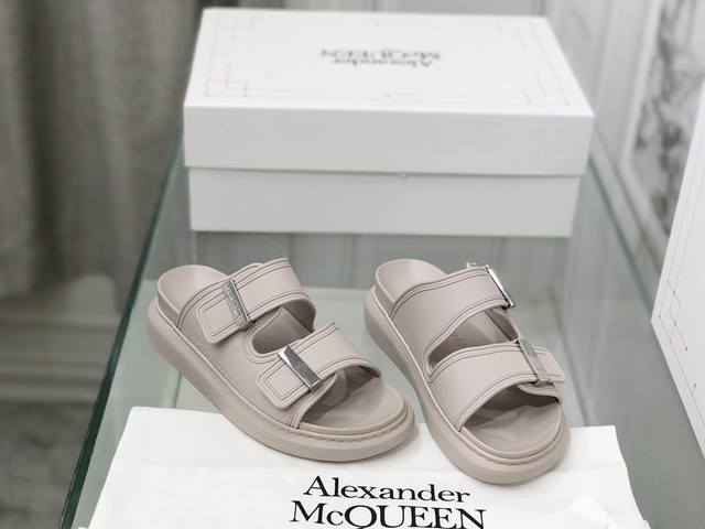 Alexander Mcqueen Candy-Colored Slippers Authentic Replica Custom Design, Mcquee