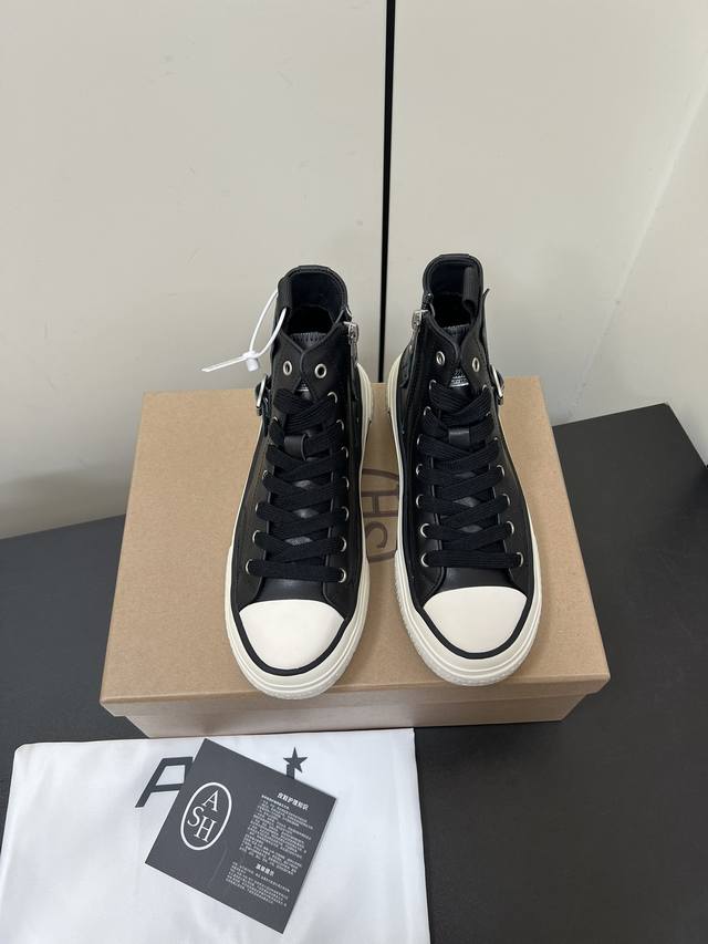 Ash New Arrival Women's Shoes Autumn Vintage High-Top Thick Sole Sports Casual F