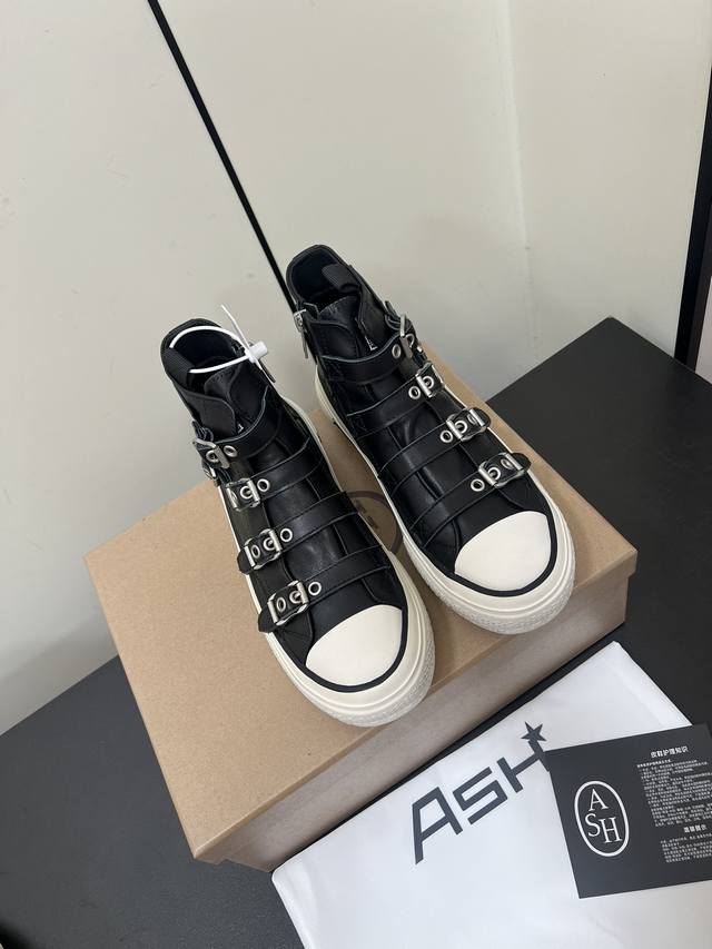 Ash New Arrival Women's Shoes - Autumn Vintage-Style High-Top Thick-Soled Casual