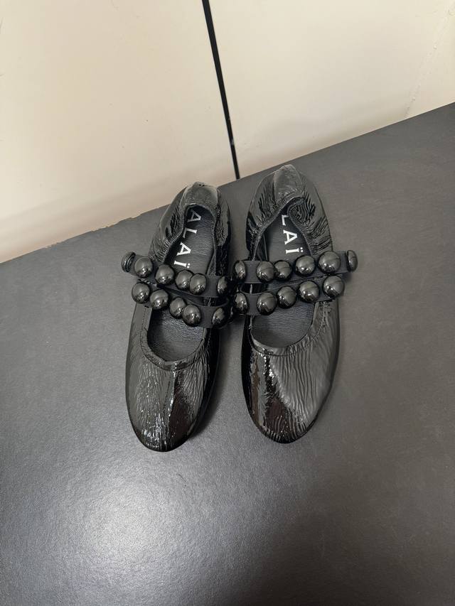 Alaia 24 New Round-Toe Ballet Flats Authentic Purchase From The French Luxury Br