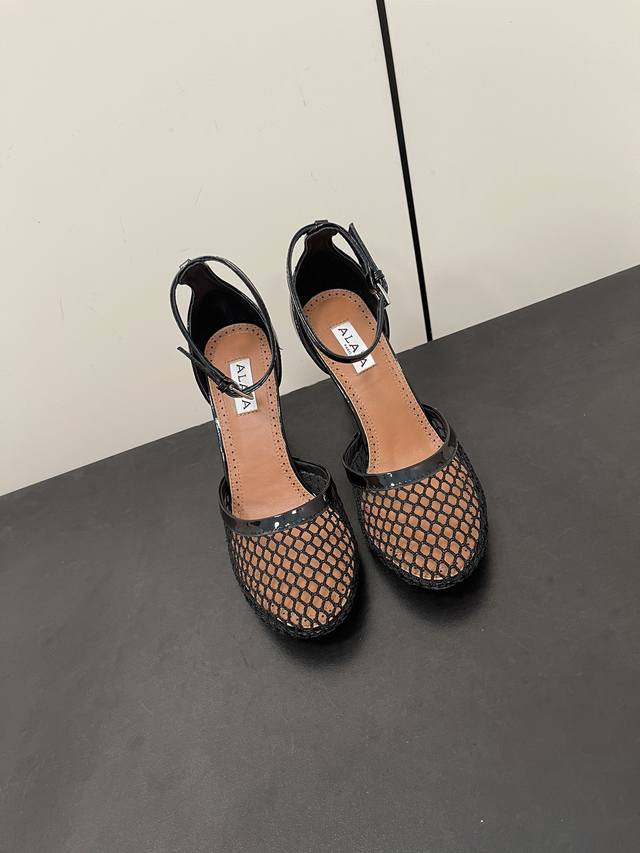 Alaia 24 Matching Store-Style Fishnet High-Heel Shoes A Must-Have Item, In Line