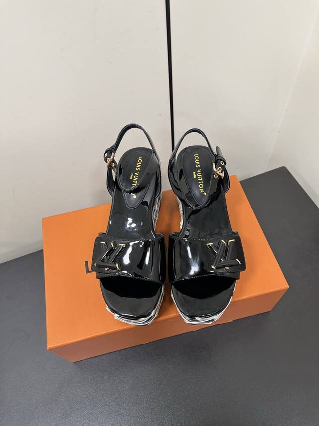 Lv Latest High-Heeled Platform Sandals 2025 Summer New Arrival Louis Vuitton Wom
