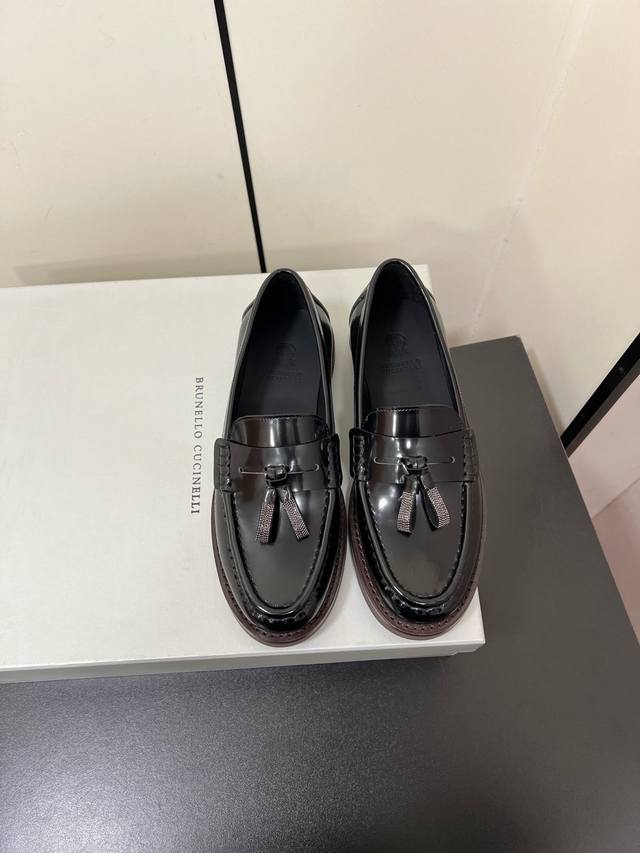 Brunello Cucinelli New Bc Classic Casual Loafer Series Single Shoes Bc Is An Ita