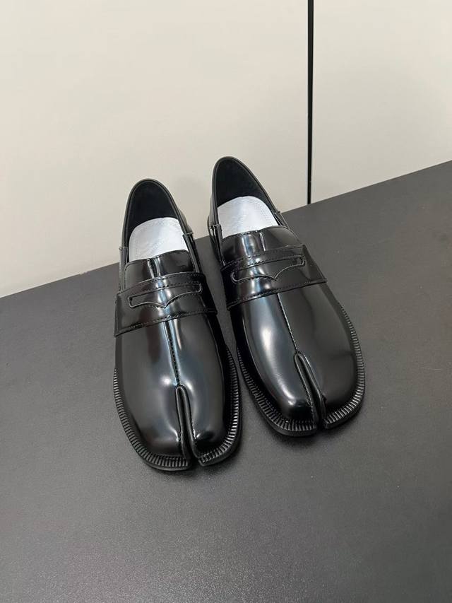 Men's Maison Margiela Mm6 One-Step Tabi Split-Toe Loafer Derby Shoe Couple's Edi
