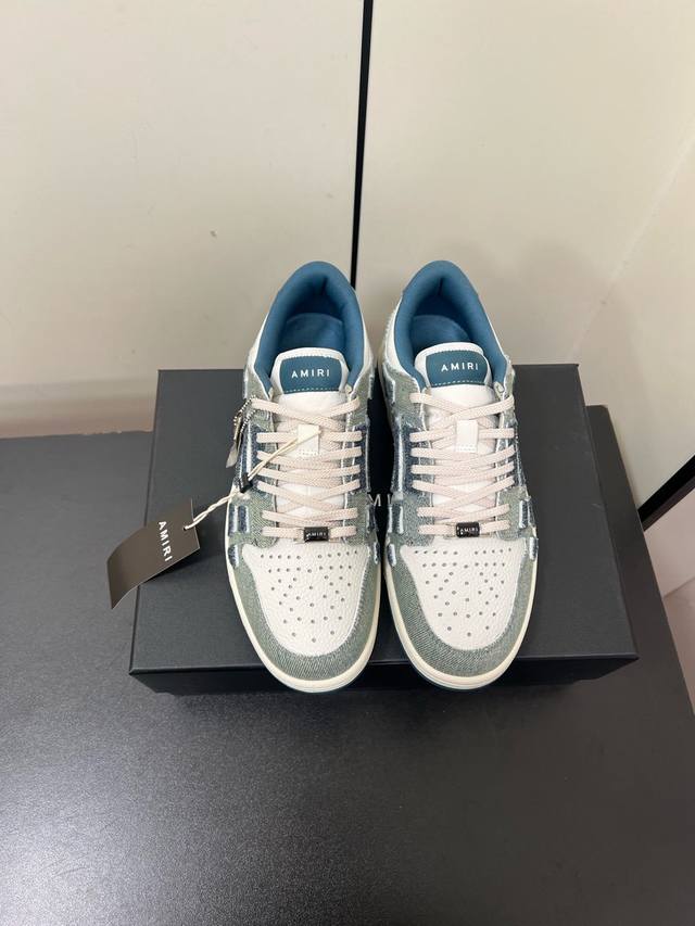 Top-Tier Edition Amiri's Latest Couple's Bone-Inspired Casual Sneakers And Skate