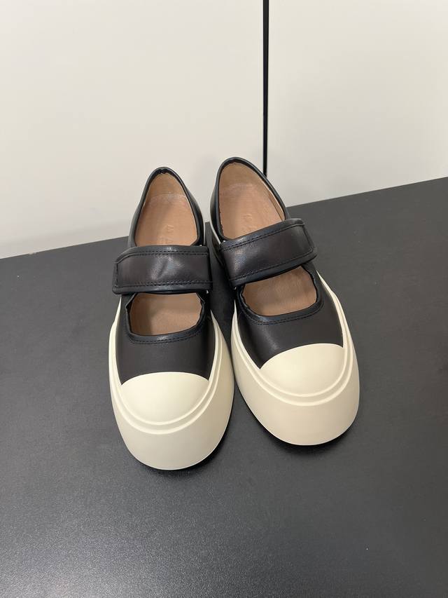 Marni Best-Selling Thick-Soled Platform Shoes With Velcro Straps. , A Must-Have