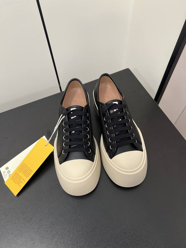 Marni Bestseller Thick-Soled Lace-Up Platform Shoes With A Wide Toe Box. A Must-