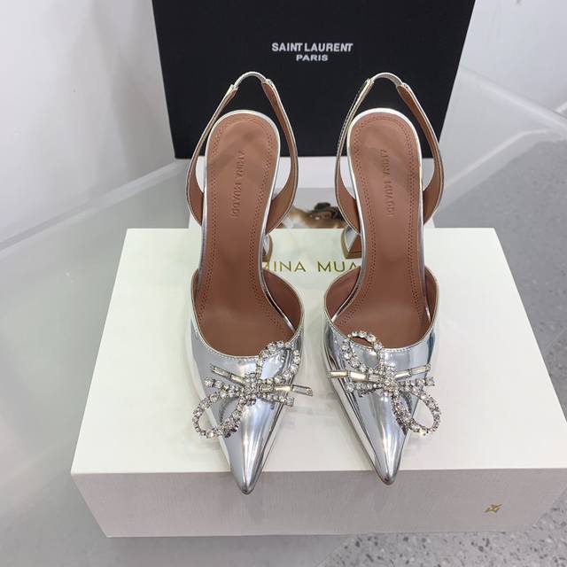 Factory: Amina Muaddi Cinderella Crystal Shoes! No Prince Needed! Every Girl Is