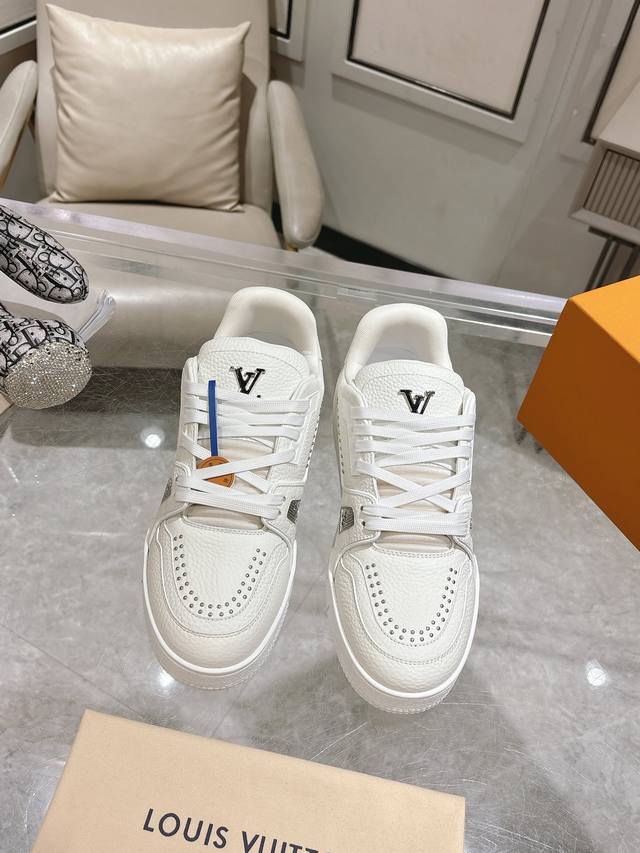 Top-Tier Version Couple's Edition Lv Louis Vuitton L-Series Trainer 25 Spring Ne