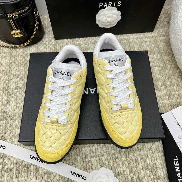 Factory-Direct Chanel 2025 Latest Diamond-Patterned Sneakers In New Colors. A Mu