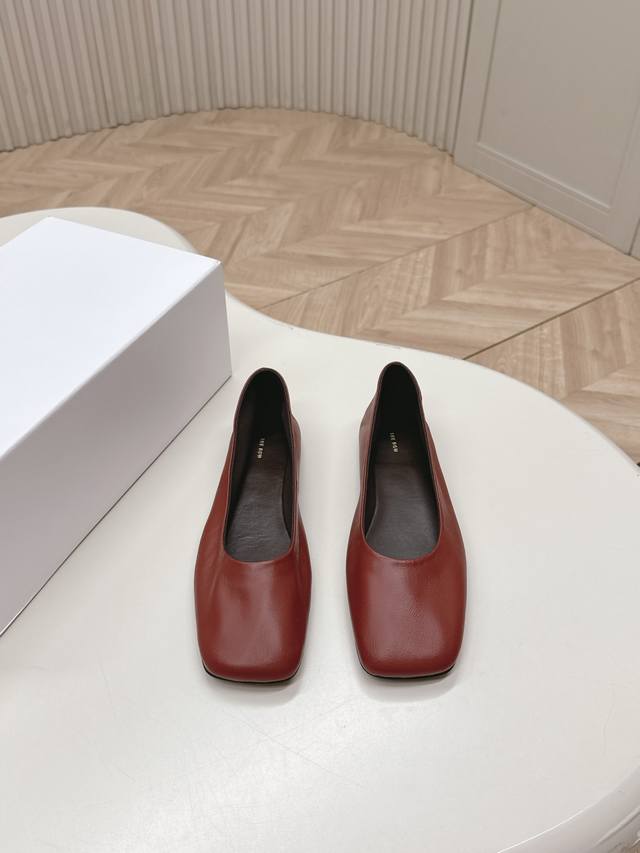 Top-Tier Version The Row 25Ss Early Spring New Arrival Mary Jane Pumps The Momen