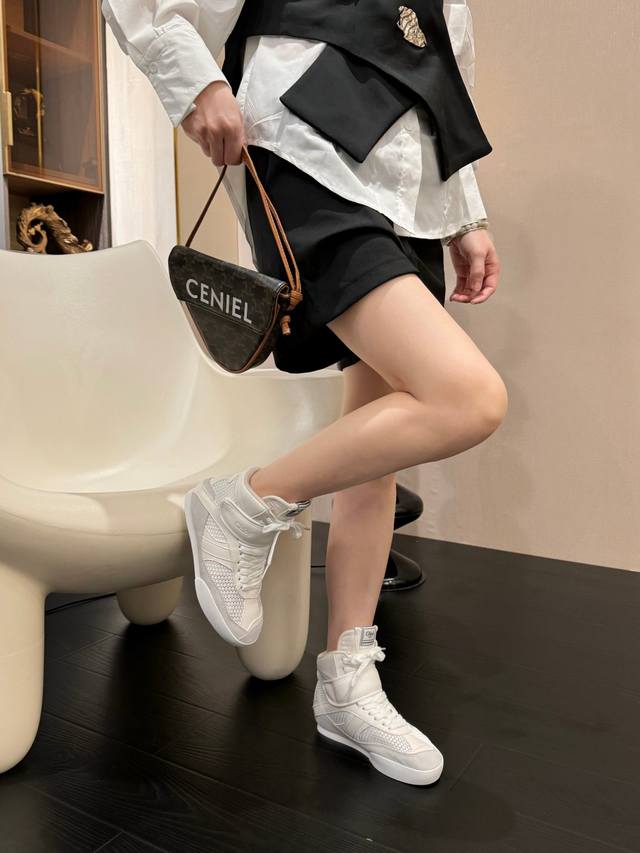 Chloe Chloe 2025 Spring/Summer New Arrival Training Shoes High-Top Shoes Origina