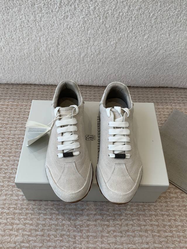Brunello Cucinelli 25Ss Latest Bc Lace-Up Casual Shoes Upper: Imported Suede, In