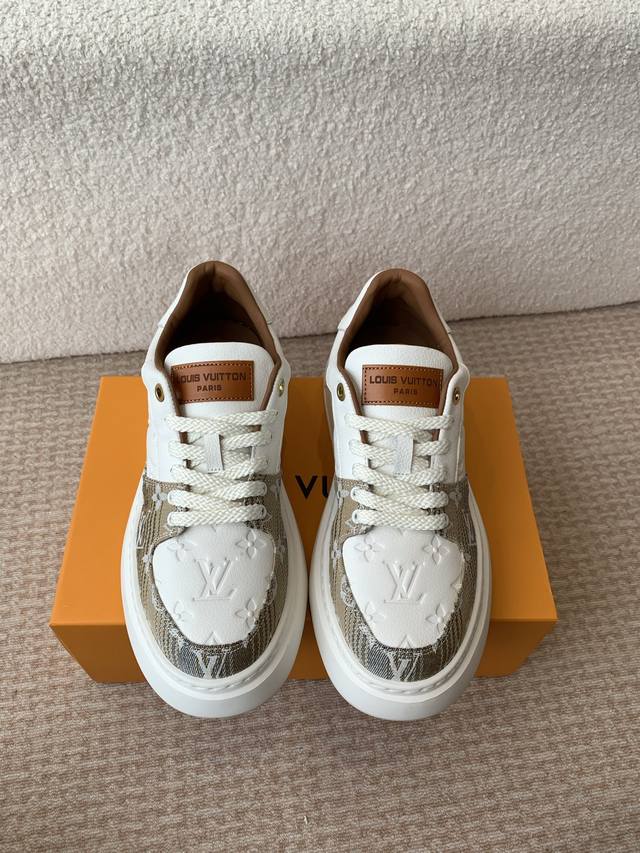 Louis Vuitton 26Ss Spring/Summer New Arrival Louis Vuitton Men's White Sneakers