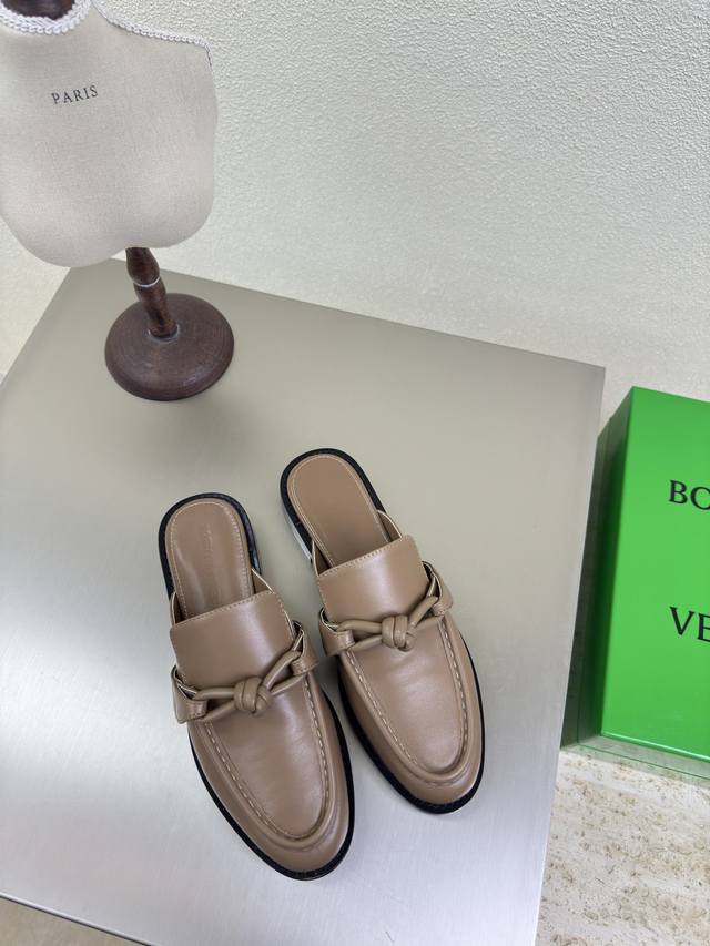 Leather Buckle Style Bottega Venet* Women's Astaire Loafer Authentic 1:1 Reprodu