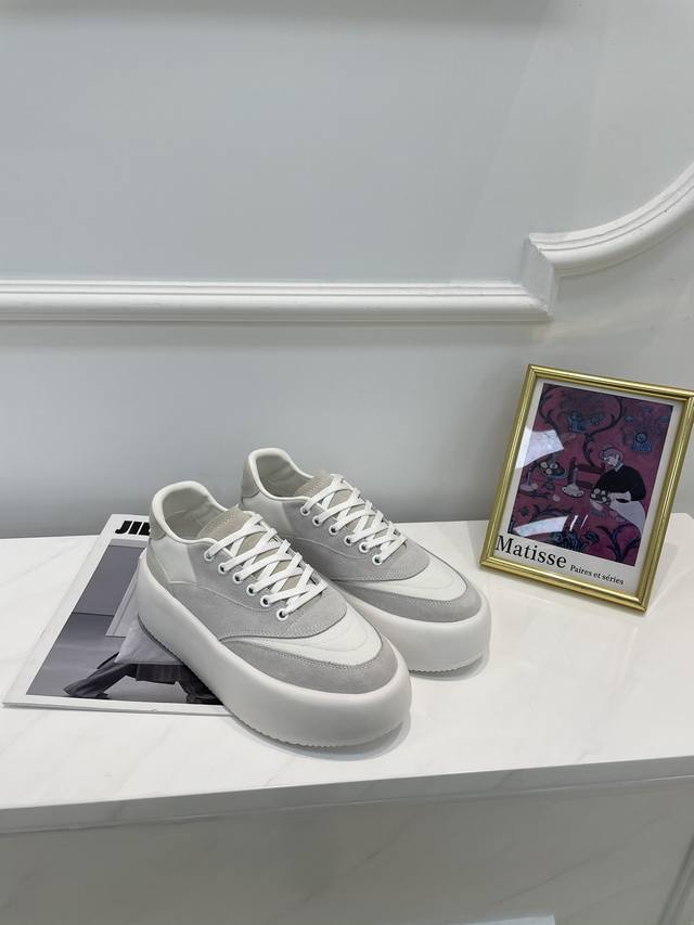 Maisonm Rgiel High-End Version Mm6 Spring/Summer New Thick-Soled Casual Shoes Fa