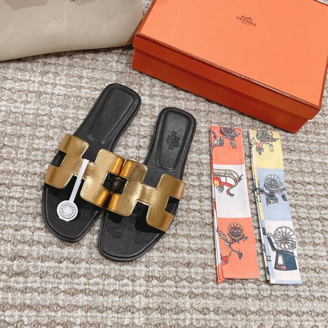 Factory Price P Hermes Oran Sandal Series Fashionable And Versatile, Extremely C