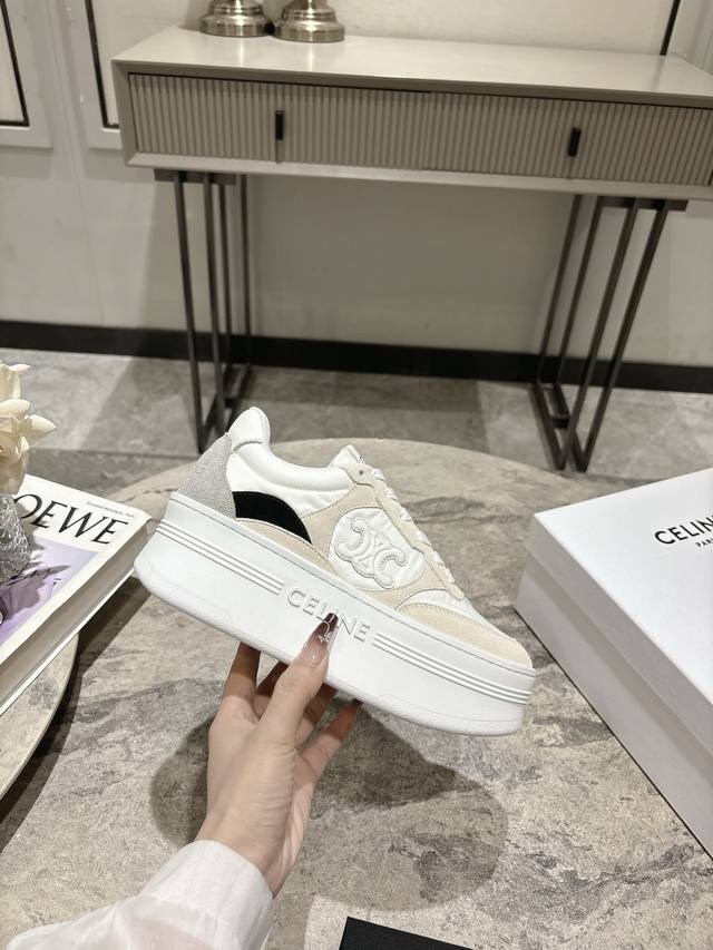 Celine Celine Runner Athletic Shoes With Celine Logo On The Tongue And Heel. Hee