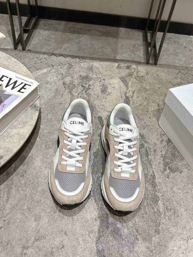 Celine Runner Celine Cr-03 Sneakers Purchased As Original 1:1 Development. Shoe