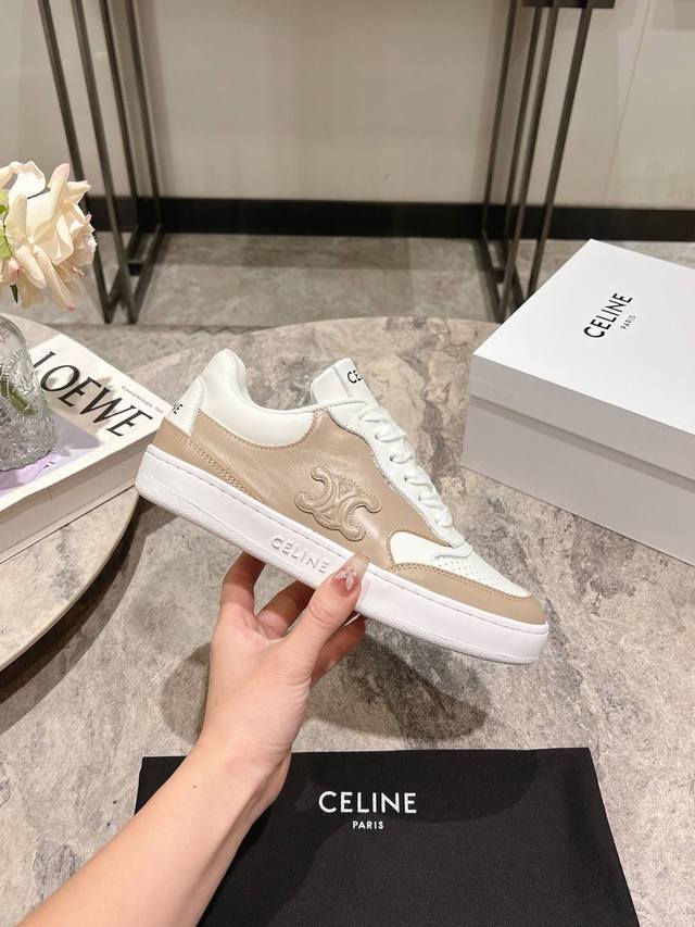 Women Men 10, Celine 2025 Spring/Summer New Collection Runway-Inspired Casual Sh