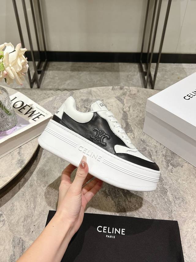 Celine Seline 2025 Spring/Summer New Collection Runway-Inspired Bread Shoes, Cny