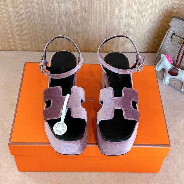 Factory Price P Hermes Hermes Jam 30 Sandals Fashionable And Versatile, Paired W