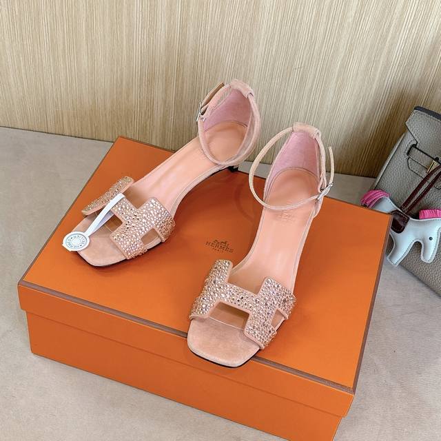 4Cm Set Of Images, Diamond-Embellished Factory Price P Hermes Joy 45Cm High-Heel