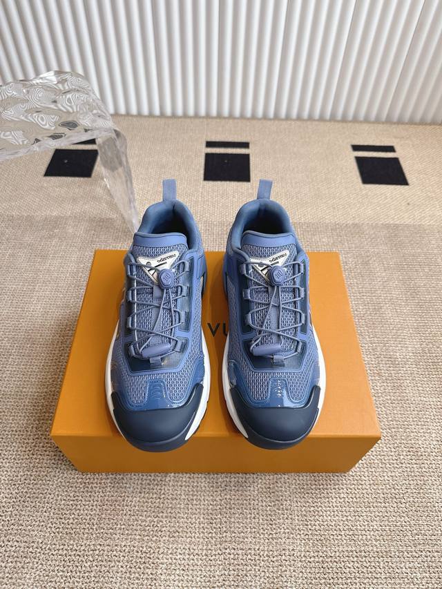 New Color Added Lv Louis Vuitton Runner Tatic Series Thick Sole Casual Sports Ru
