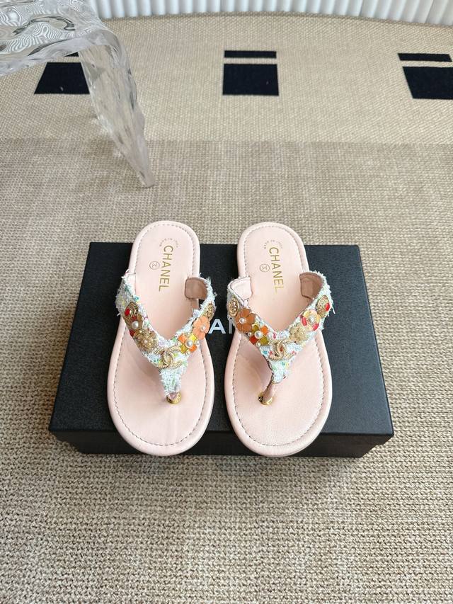Chanel Runway-Inspired Slippers 100% Authentic Replica, Meticulously Crafted To