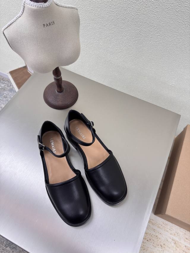Flat Sole, Calf Leather, Saddle Strap, Open-Toe Sandals Lemaire From Paris, Fran