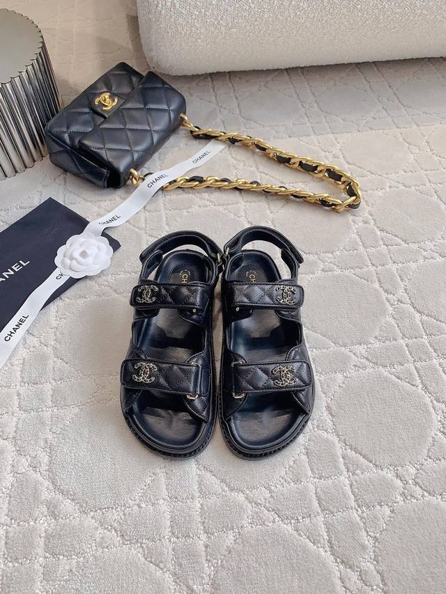 Factory Price Pp Chane*Classic Velcro Strap Sandals - Top-Quality! A Simple And