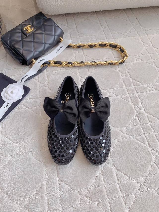 Smooth Finish With Rhinestones Chane* New Butterfly Bow Mary Jane Shoes. The Hig