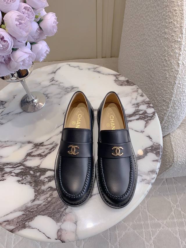 Factory Price P Chane*New Loafer Shoes Classic Logo Decoration, Simple And Elega