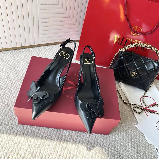 Custom Order Version Valentino 25Th Anniversary New Model Butterfly High-Heel Sa