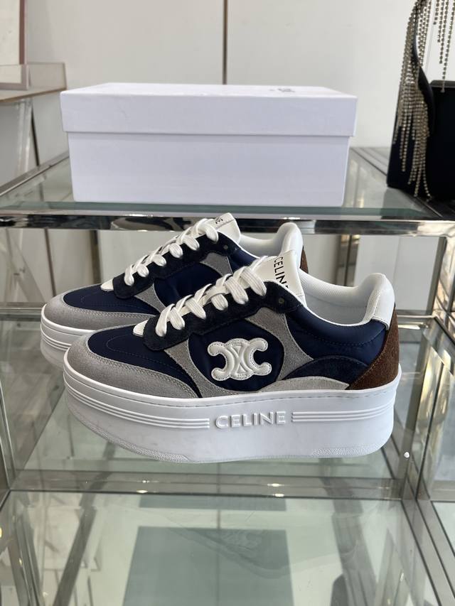 Celine Spring/Summer New Arrival Thick-Soled Bread Shoes Casual Sneakers Simple