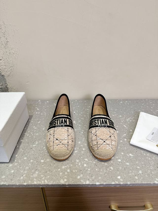 Dior Dior 25Ss Spring/Summer New Arrival Embroidered Logo Fisherman Shoes Casual