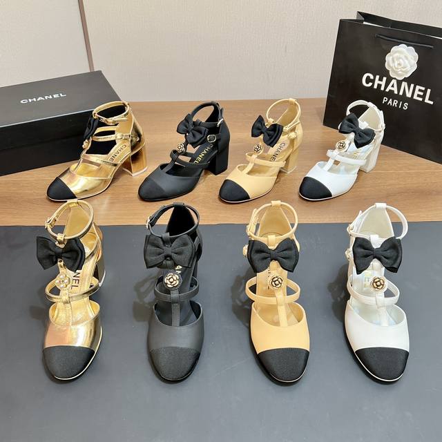 Top-Tier Version Chanel Latest Sandal Mary Jane High-Heel Shoe : 35-39, 40, 41 C