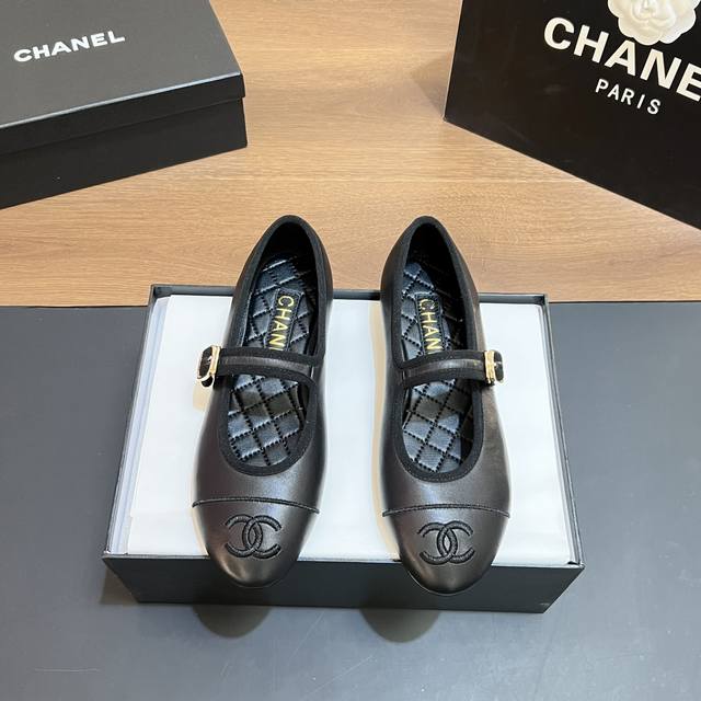Top-Tier Version Spring/Summer New Arrival Chanel-Inspired Flat Ballet Shoes And