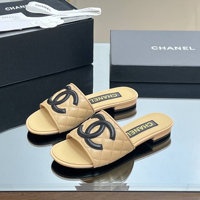 Featured Style Top-Quality! Hanel Chanel Classic Style Chunky Heel Mid-Heel Diam